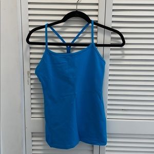 Lululemon power-y tank in turquoise